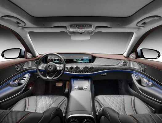 2020 Mercedes Benz S Class full interior view