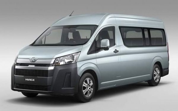 2020 Toyota Hiace front & side view