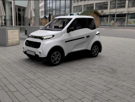 2020 Zetta all Electric Cheapest vehicle Side view