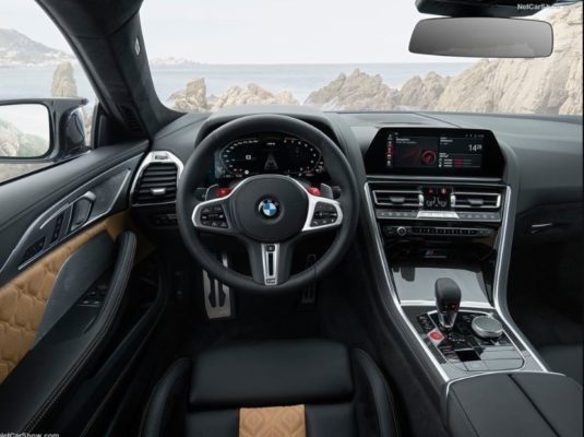 2020 BMW M8 Competition Coupe interior front cabin