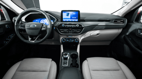 2020 Ford Escape full front cabin interior view