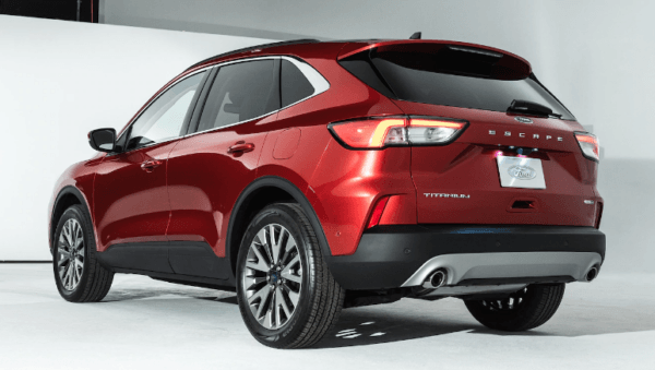 2020 Ford Escape side rear view