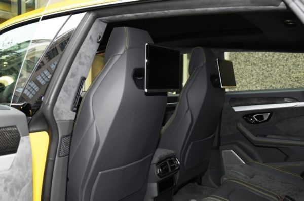 2020 Lamborghini Urus front seats back view