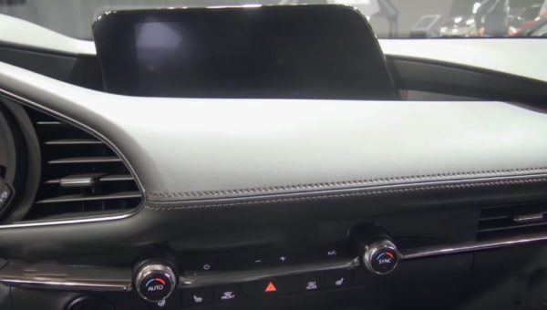 2020-Mazda-3-Hatchback-infotainment-screen-and-dashboard-