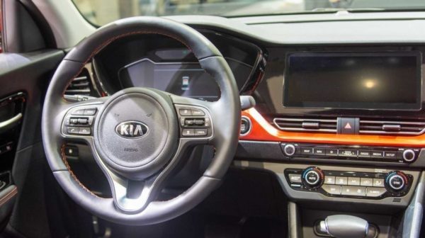 2020 Kia Niro Steering Wheel Close view