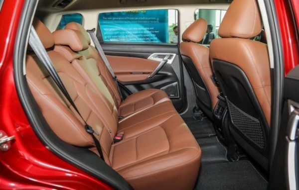 2020 Proton X 70 Rear Seats view