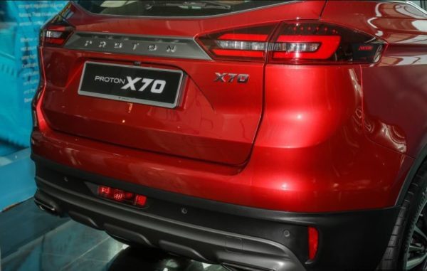 2020 Proton X 70 Rear Tail Lights view