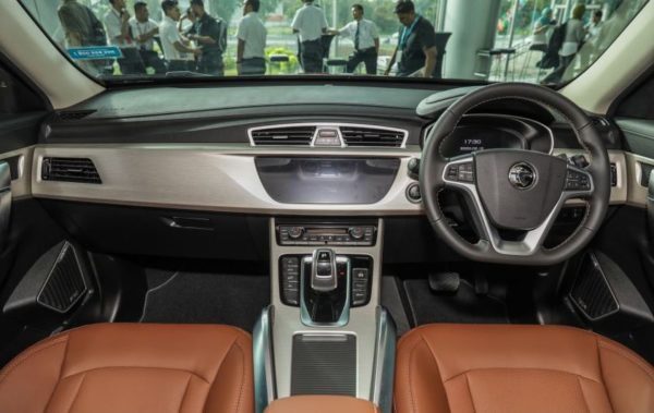 2020 Proton X 70 front cabin interior view