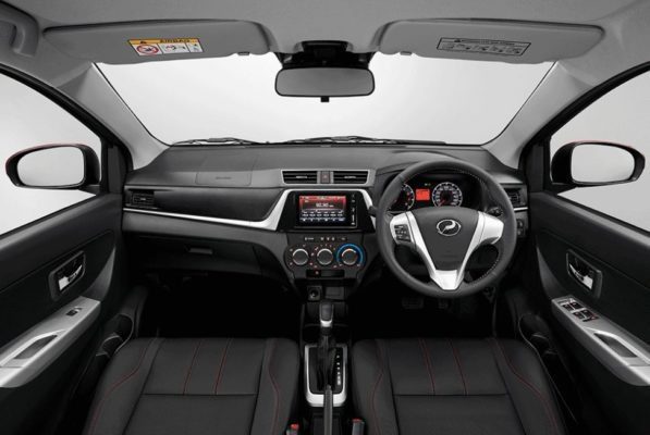 2020 perodua Bezza front cabin interior view