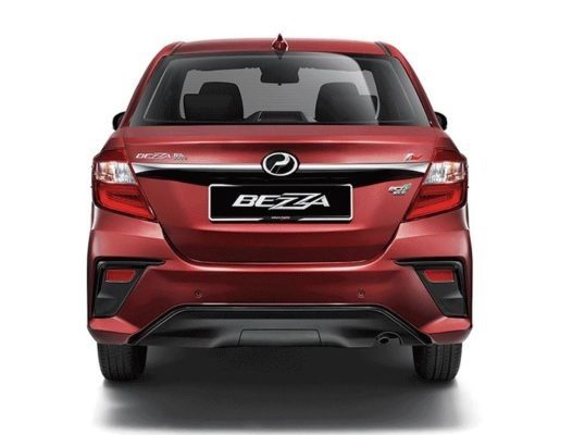 2020 perodua Bezza full Rear view