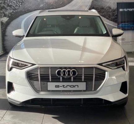 2020 All Electric Audi E-tron front view