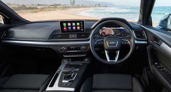 2020 Audi Q5 full front Cabin interior View