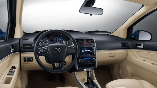 2020 BAIC D20 front cabin full interior view