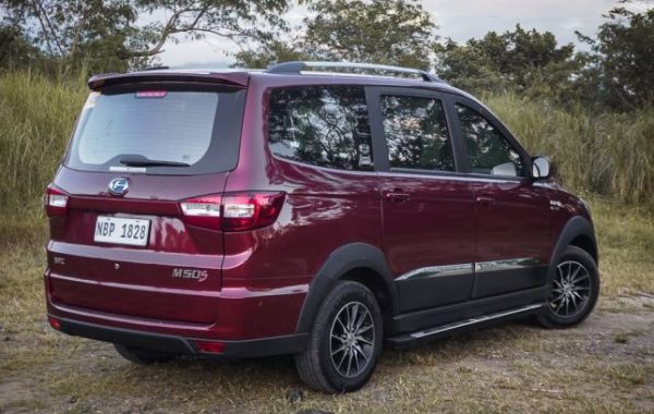 2020 BAIC M50S side Rear View