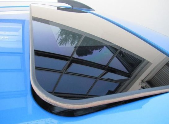 2020 BAIC X25 moon roof view