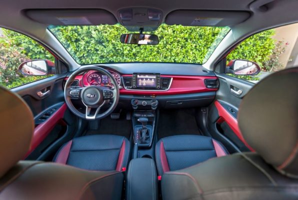 2020 KIA Rio Sedan full front cabin interior view