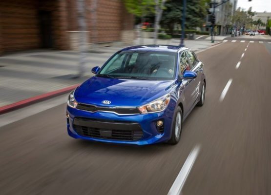 2020 KIA Rio Sedan upside front view