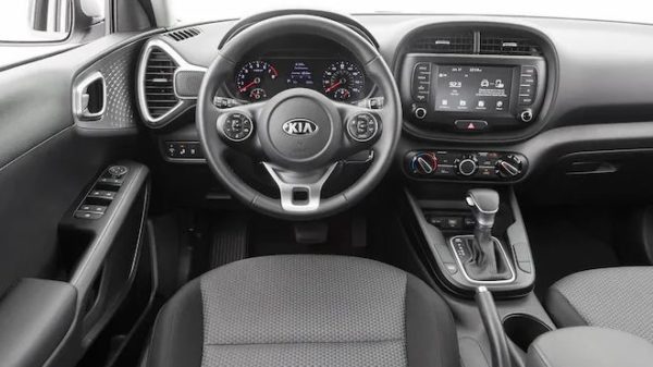 2020 KIA Soul front cabin interior view