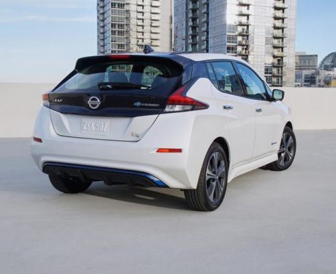 2020 Nissan Leaf Rear view