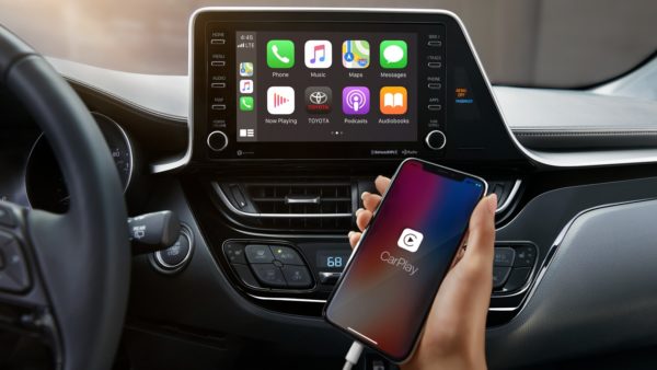 2020 Toyota CHR infotainment Screen & Apple car play view