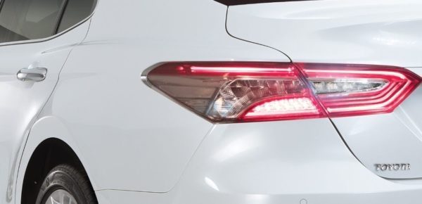 2020 Toyota Camry Hybrid Rear Tail light close view