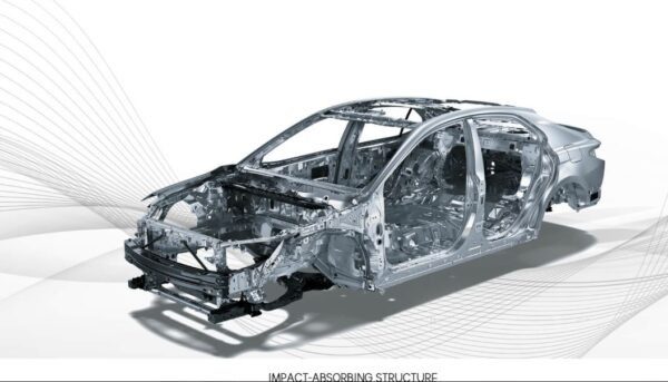 2020 Toyota Camry Hybrid brake impact absorbing structure