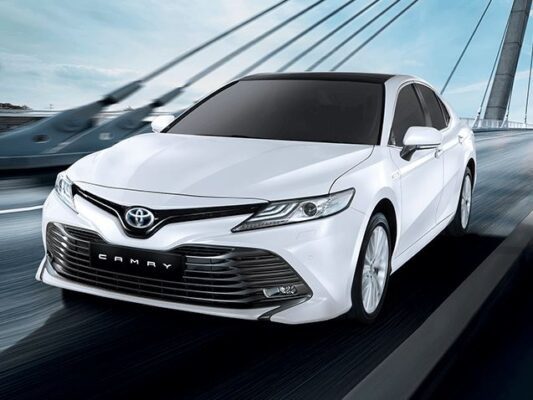 2020 Toyota Camry Hybrid front view