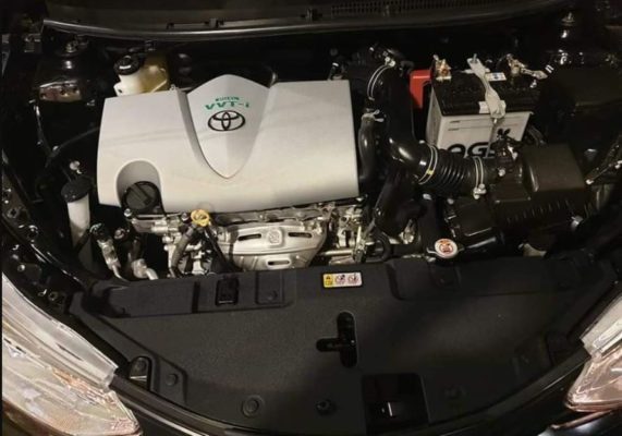 2020 Toyota Yaris engine view