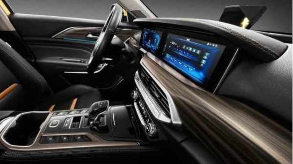 2020 Xiaomi Bestune T77 SUV interior view front cabin