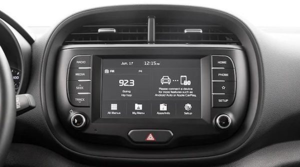 2020 kia soul infotainment screen view