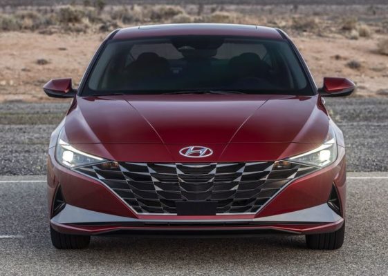 2021 Hyundai Elantra front view