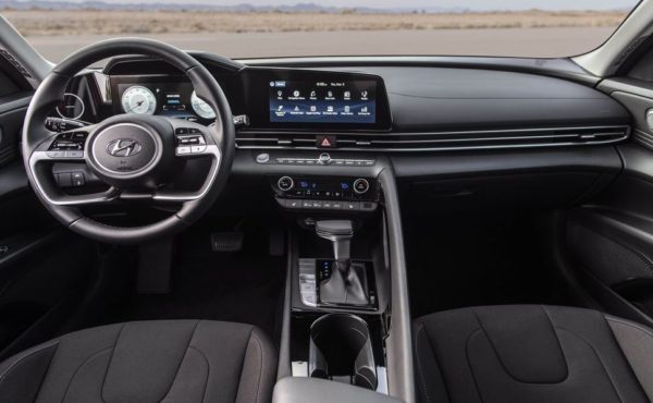 2021 Hyundai Elantra interior front cabin