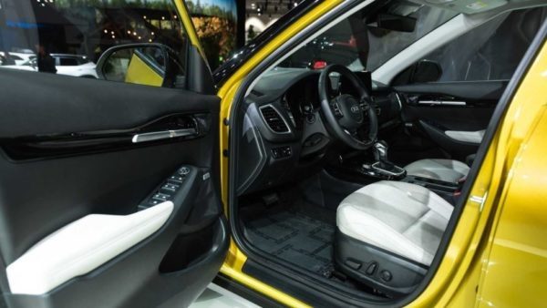 2021 KIA Seltos door inside view