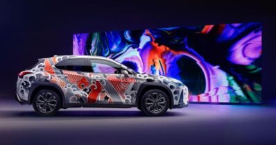 Lexus Tattoed car - Tribute to takumi craftsmanship