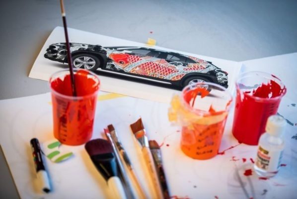 Lexus Tattoed car - concept image and Paint used