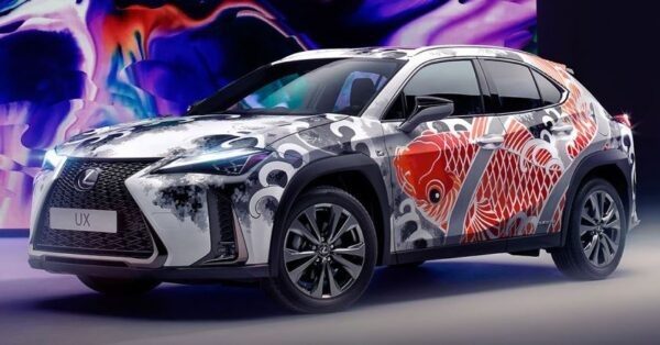 Lexus Tattoed car - final product after finishing