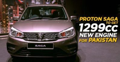proton Saga Sedan will have 1299 cc engine for Pakistan