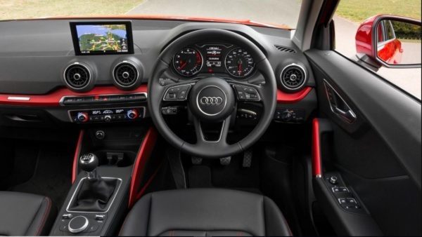 2020 Audi Q2 front cabin interior view