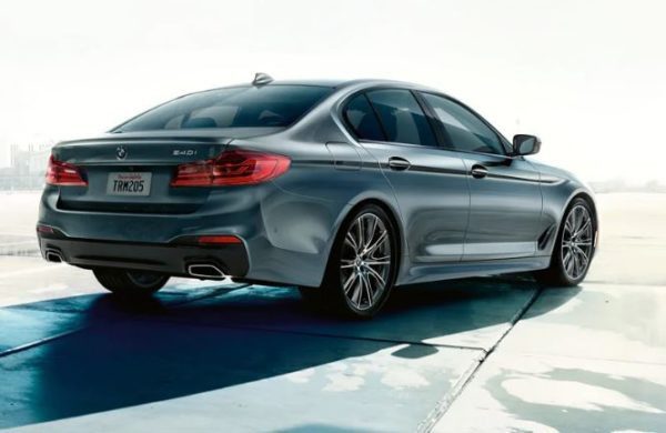 2020 BMW 5 Series rear view