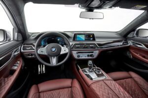 2020 BMW 7 Series full front interior cabin view