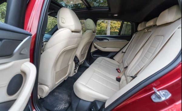 2020 BMW X4 Rear Seats view