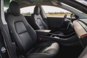 2020 Tesla Model 3 front seats