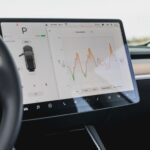 2020 Tesla Model 3 information screen
