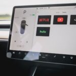 2020 Tesla Model 3 infotainment screen view