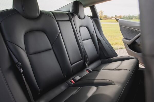 2020 Tesla Model 3 rear seats