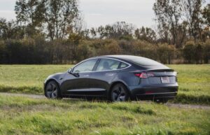 2020 Tesla Model 3 side view