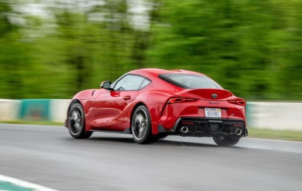 2020 Toyota Supra Side-Rear View