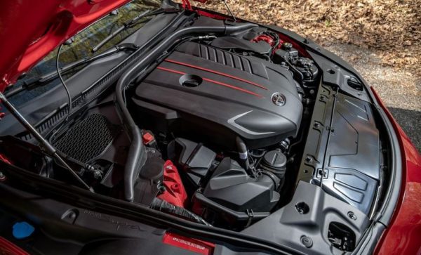 2020 Toyota Supra engine View