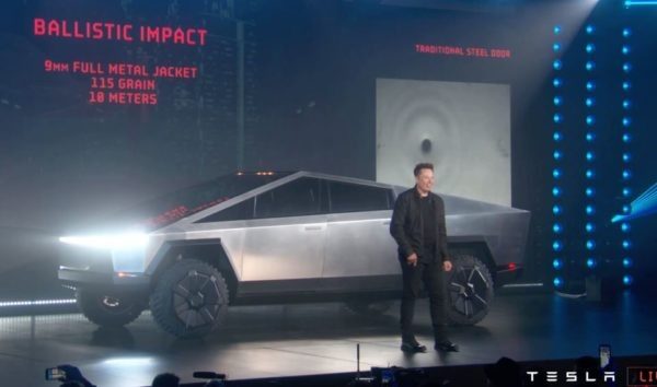 2021 Tesla Cyber Truck un veiling image