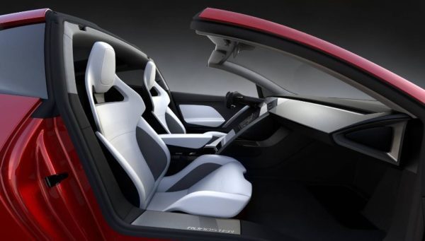 2021 Tesla Roadster front seats